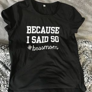 Boss Mom graphic t-shirt